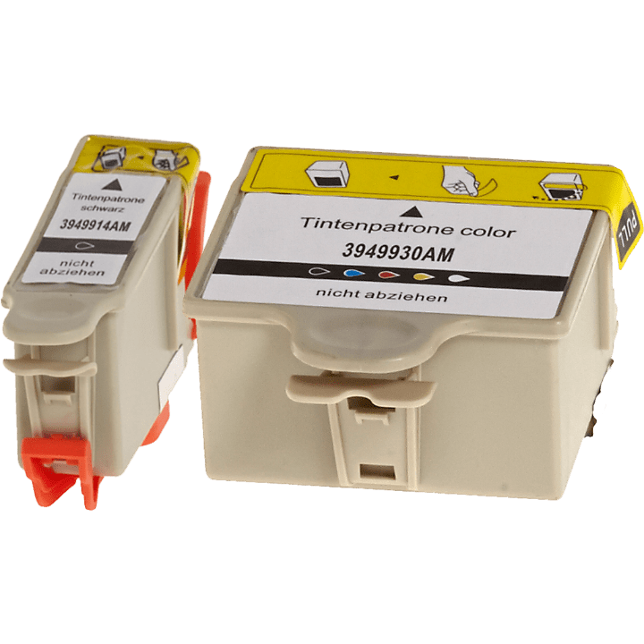 2 Kompatible Tinten ersetzt Kodak 10B+10C Multipack KCMY - Multipack 4-farbig