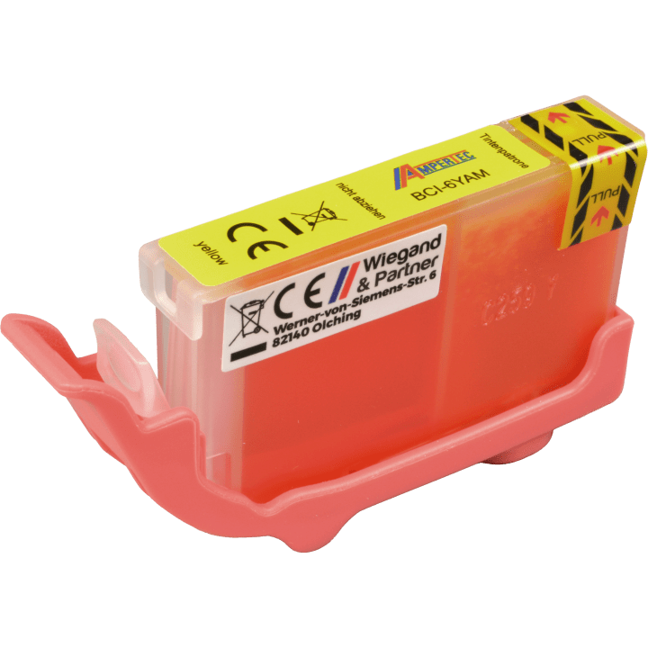 Kompatible Druckerpatrone ersetzt Canon BCI-6Y (4708A002)