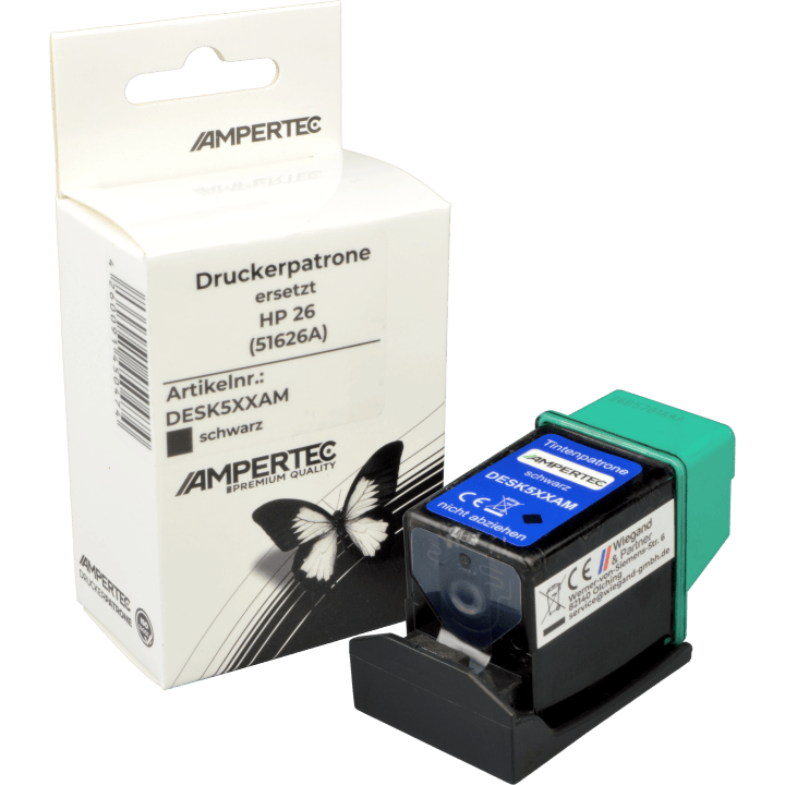 Kompatible Druckerpatrone ersetzt HP 26 (51626A)