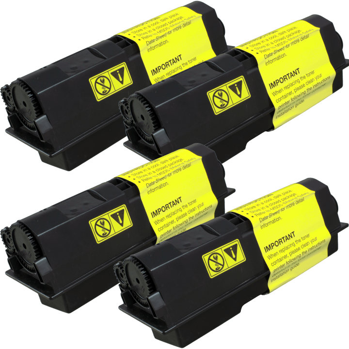4 Kompatible Toner ersetzt Utax 4422810010 Multipack schwarz