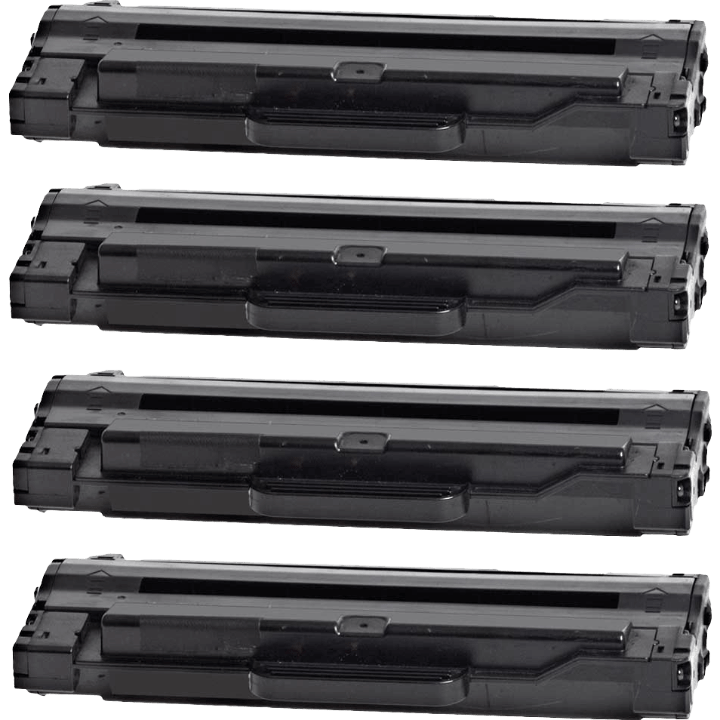 4 Kompatible Toner ersetzt Dell 7H53W Multipack schwarz - Schwarz