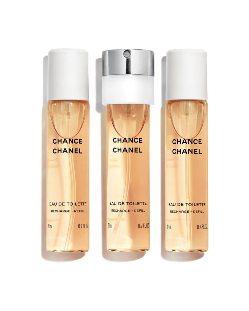 CHANEL Chance Eau De Toilette Twist And Spray Navulling 3 ST