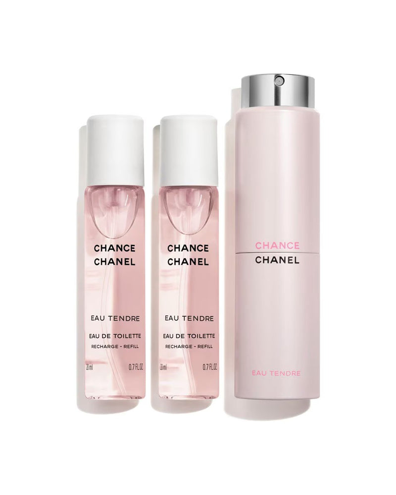 CHANEL Chance Eau Tendre Eau De Toilette Twist And Spray 3 ST