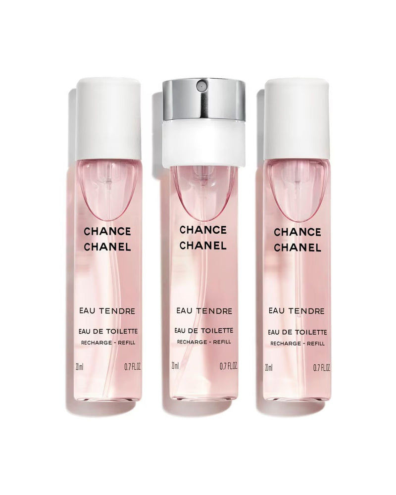 CHANEL Chance Eau Tendre Eau De Toilette Twist And Spray Navulling 3 ST