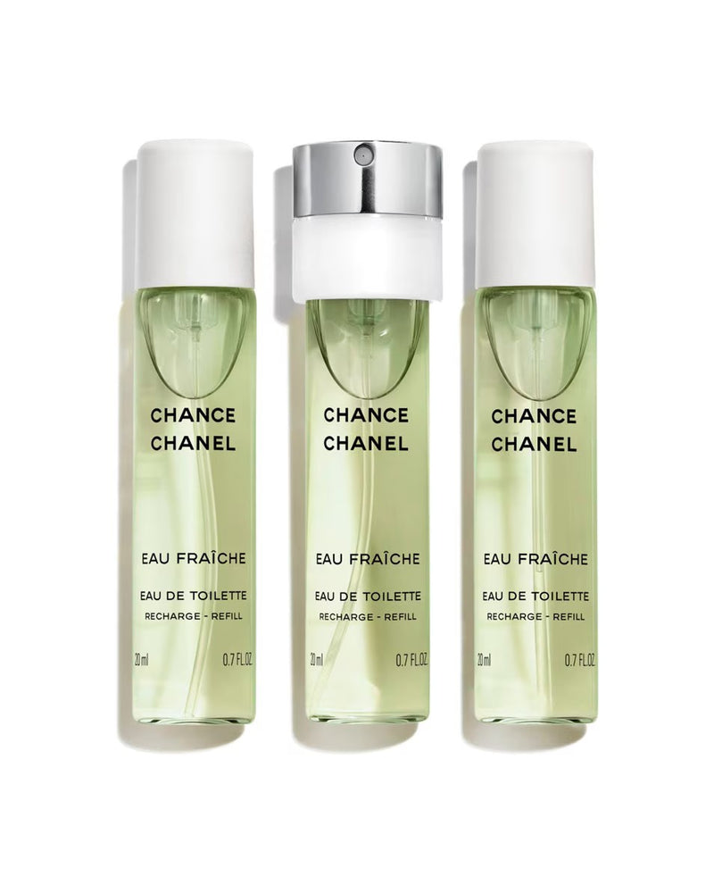 CHANEL Chance Eau Fraiche Eau De Toilette Twist And Spray Navulling 3 ST