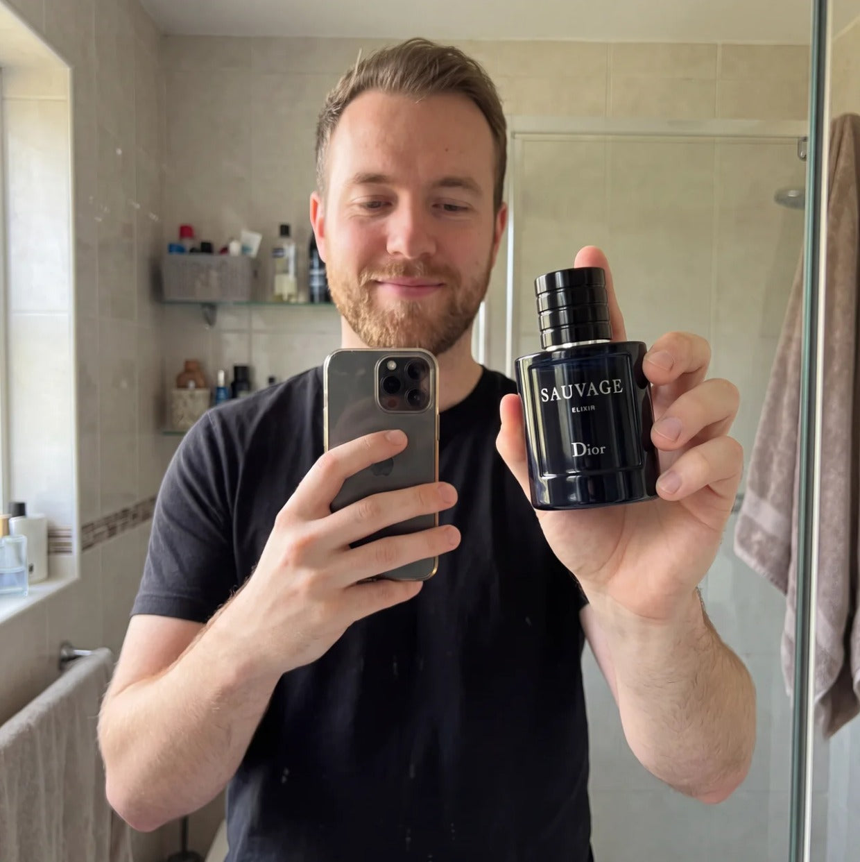 Thomas uit Amersfoort met zijn Dior Sauvage Elixir